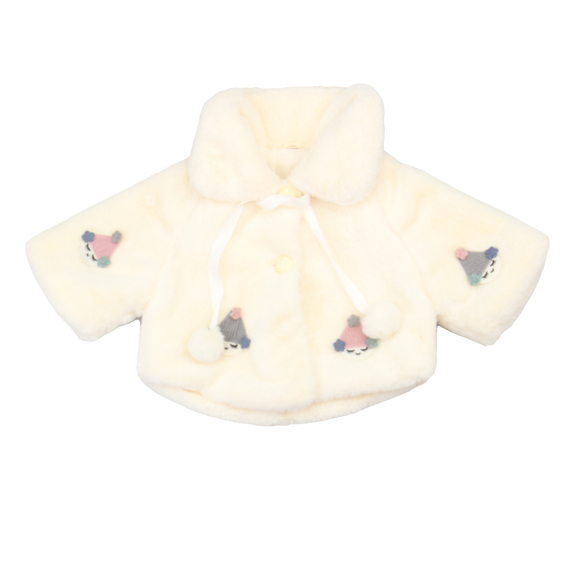 Unknown Brand Girls White Jacket size: *12-18 Months - Picture 1 of 1